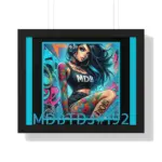 MDBTDJ#192 20x16 Tattooed Dj's LE Framed Horizontal Poster Wall Decor