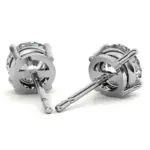 1.50 ctw Lab Grown Diamond Stud Earrings in 14k White Gold (G-VS)