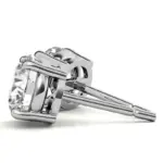 AGI Certified Lab Grown Diamond (G-VS) Stud Earrings in 14K White or Yellow Gold - Choose 1 CTW or 2 CTW