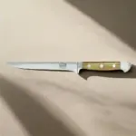 ALPHA OLIVE | Boning Knife 16cm (Flexible) | Forged Steel / Olive wood handle