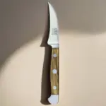 ALPHA OLIVE | Pairing Knife 2.36" | Forged Steel / Olive wood handle