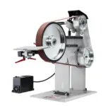 VEVOR Belt Grinder Sander, 72 x 2-Inch Variable Speed Belt Polisher with VFD, 1500W Knife Sharpener with 3 Grinding Moulds & 3PCS Sanding Belts for Metalworking, Compatible with 72"- 82*2" Belts