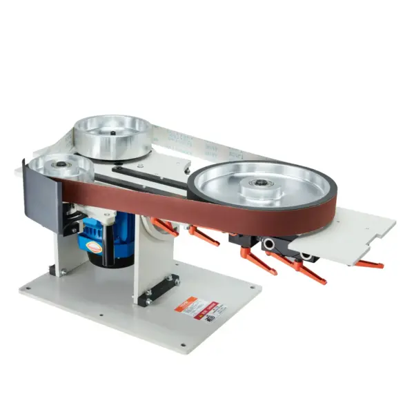 VEVOR Belt Grinder Sander, 72 x 2-Inch Variable Speed Belt Polisher with VFD, 1500W Knife Sharpener with 3 Grinding Moulds & 3PCS Sanding Belts for Metalworking, Compatible with 72"- 82*2" Belts
