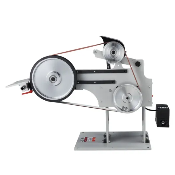 VEVOR Belt Grinder Sander, 72 x 2-Inch Variable Speed Belt Polisher with VFD, 1500W Knife Sharpener with 3 Grinding Moulds & 3PCS Sanding Belts for Metalworking, Compatible with 72"- 82*2" Belts