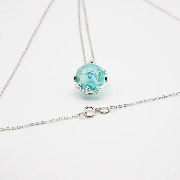 Planet Murano Aroma Necklace - Celestial Aqua | Energy & Healing | Diffuse on the go