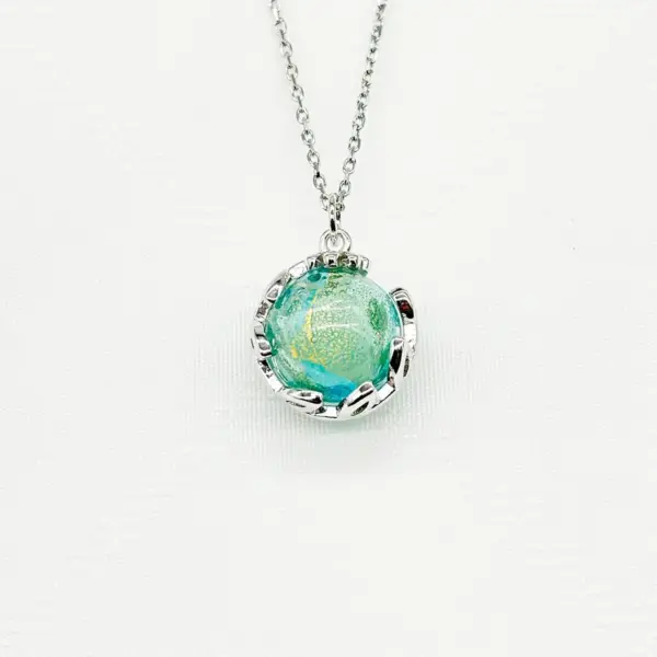 Planet Murano Aroma Necklace - Celestial Aqua | Energy & Healing | Diffuse on the go