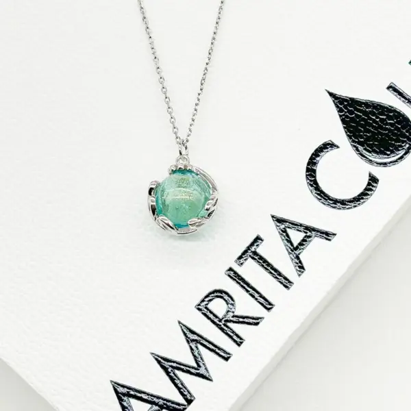 Planet Murano Aroma Necklace - Celestial Aqua | Energy & Healing | Diffuse on the go