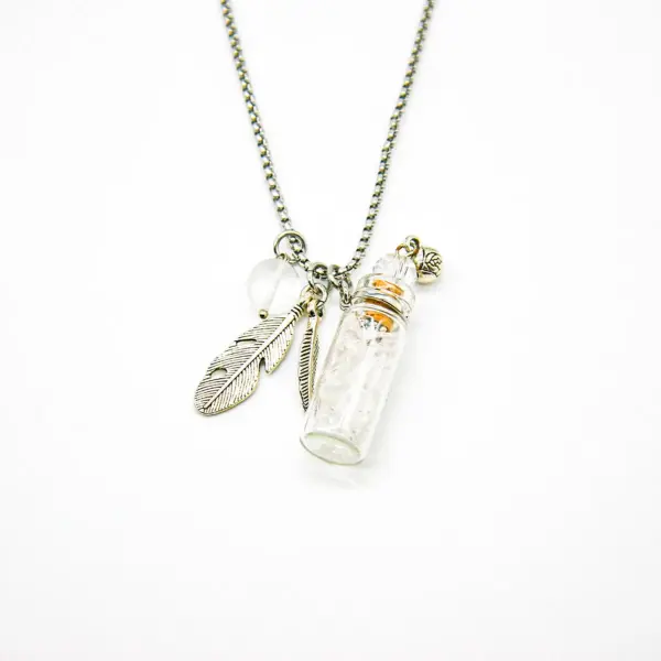 Clear Quartz Diffusing Necklace | Energy & Healing | Diffusing on the go | Perfect Gift