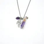 Amethyst Diffuser Necklace | Aroma Jewelry | Energy & Healing | Diffusing on the go