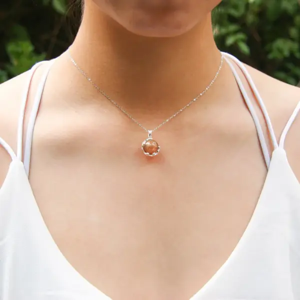 Planet Murano Aroma Necklace - Plutonian Amethyst | Energy & Healing | Diffuse on the go
