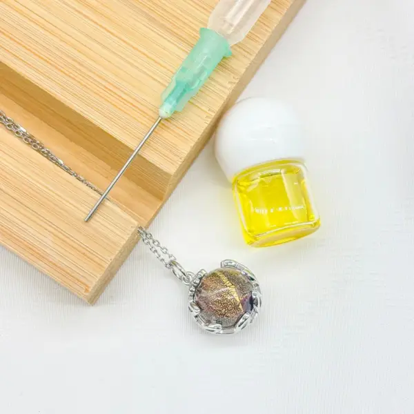 Planet Murano Aroma Necklace - Plutonian Amethyst | Energy & Healing | Diffuse on the go