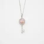 Magic Key Aroma Necklace - Amortentia Pink | Energy & Healing | Diffuse on the go