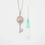 Magic Key Aroma Necklace - Amortentia Pink | Energy & Healing | Diffuse on the go