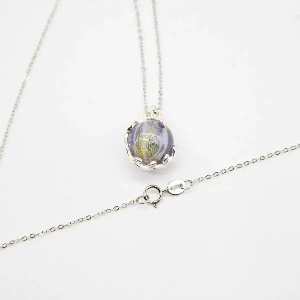 Planet Murano Aroma Necklace - Lunar Lavender | Energy & Healing | Diffuse on the go