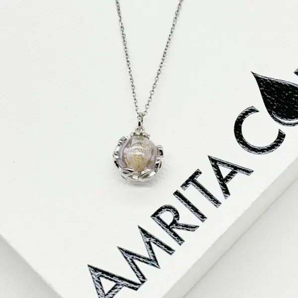 Planet Murano Aroma Necklace - Lunar Lavender | Energy & Healing | Diffuse on the go