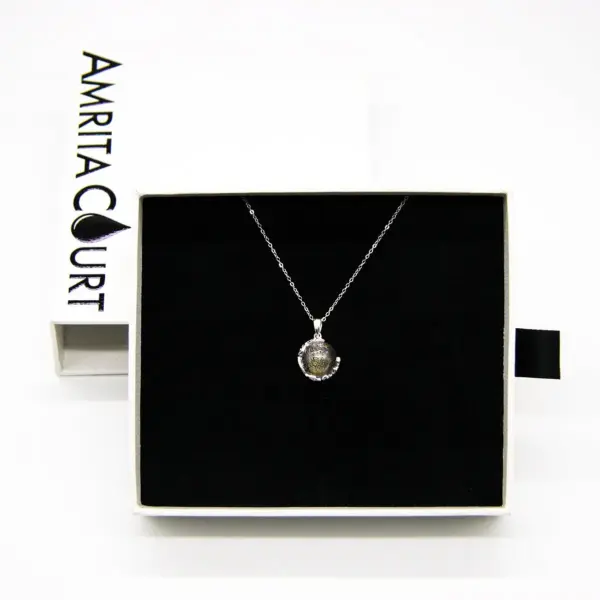 Planet Murano Aroma Necklace - Lunar Lavender | Energy & Healing | Diffuse on the go