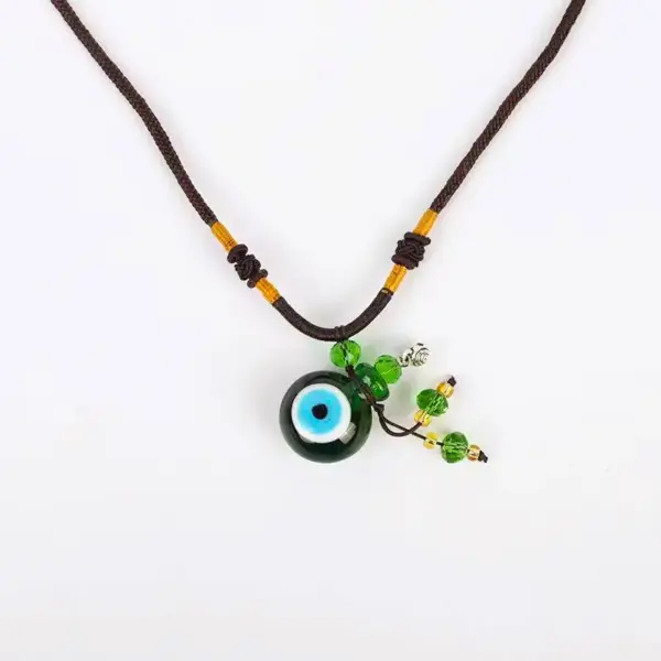 "Lucky Eyes" Diffuser Necklace | Fend off Evil | Diffusing Oils on the go | Unique Gift