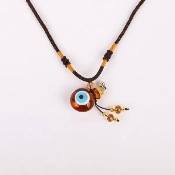 "Lucky Eyes" Diffuser Necklace | Fend off Evil | Diffusing Oils on the go | Unique Gift