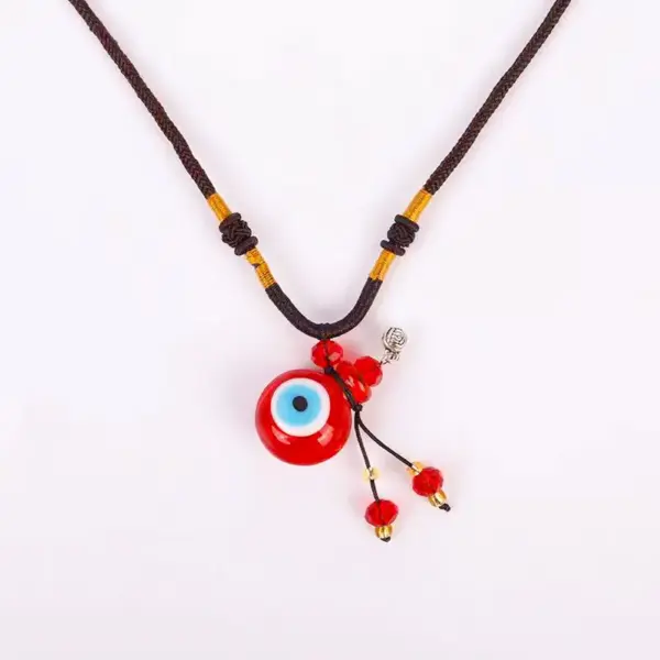 "Lucky Eyes" Diffuser Necklace | Fend off Evil | Diffusing Oils on the go | Unique Gift