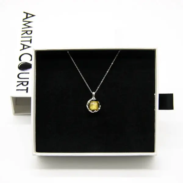 Planet Murano Aroma Necklace - Stellar Midnight | Energy & Healing | Diffuse on the go | Unique Gift