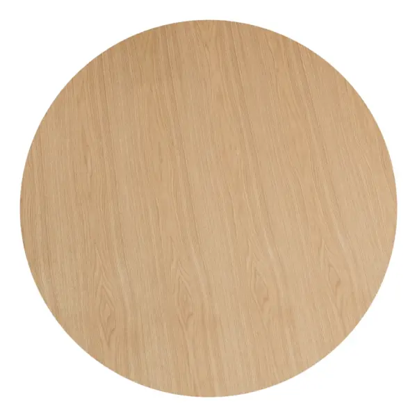 47,24 inch MDF Dining Table for Dining Room Round Dinner Tables Mid-Century Modern Table OAK