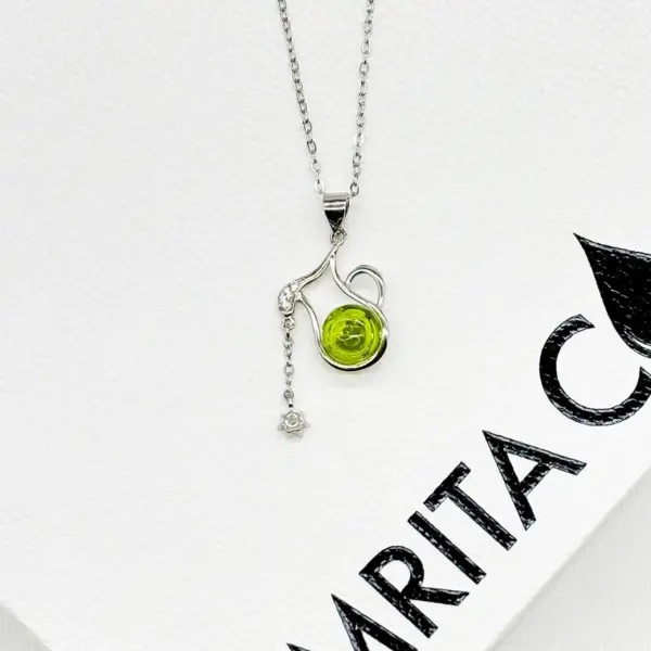 Sterling Silver Zodiac Aroma Necklace - Aquarius Jan - Feb | Perfect Birthday Gift | Energy & Healing | Diffuse on the go