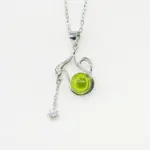 Sterling Silver Zodiac Aroma Necklace - Aquarius Jan - Feb | Perfect Birthday Gift | Energy & Healing | Diffuse on the go