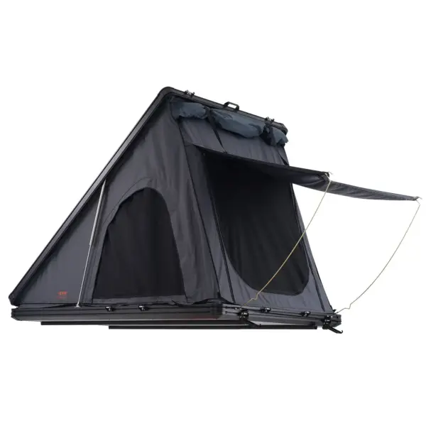 VEVOR Rooftop Tent Hard Shell, Naturnest Rooftop Tent Hardshell for 2-3 Person, Hard Shell Roof Top Tent with Telescopic Ladder Thick Mattress, Waterproof Windproof for Jeep SUV Van Pickup Truck