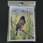 Colorado Lark Bunting Greeting Cards Pack of 8