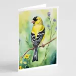 American Goldfinch Greeting Cards Pack of 8