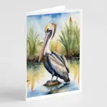 Louisiana Brown Pelican Greeting Cards Pack of 8