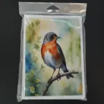 Michigan American Robin Greeting Cards Pack of 8