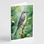 Tennessee Northern Mockingbird Greeting Cards Pack of 8