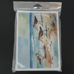Sandpipers Hunting Greeting Cards Pack of 8