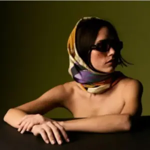 BAROCCO 100% ITALIAN SILK SCARF