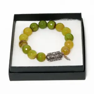 GREEN AGATE BRACELET
