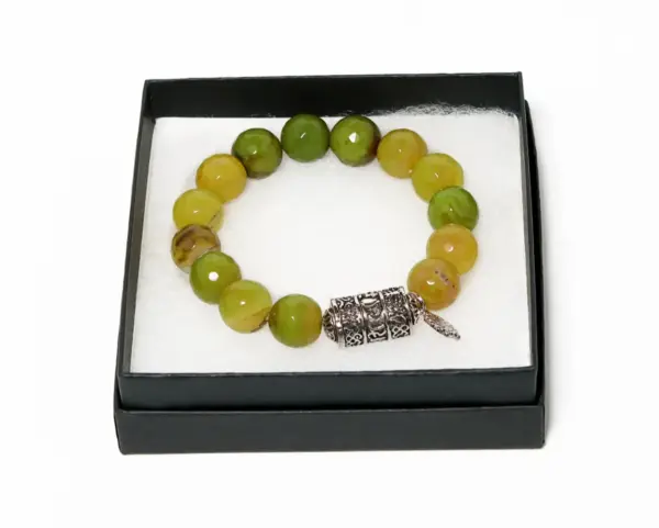 GREEN AGATE BRACELET