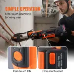 VEVOR ProPress Tool, 18V Electric Pipe Crimping Tool for 1/2, 3/4, 1, 1 1/4", 1 1/2", 2" Copper Pipes, Press Tool Kit with Brushless Motor, 6 Pro Press Jaws, 2pcs 4AH Battery