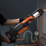 VEVOR ProPress Tool, 18V Electric Pipe Crimping Tool for 1/2, 3/4, 1, 1 1/4", 1 1/2", 2" Copper Pipes, Press Tool Kit with Brushless Motor, 6 Pro Press Jaws, 2pcs 4AH Battery