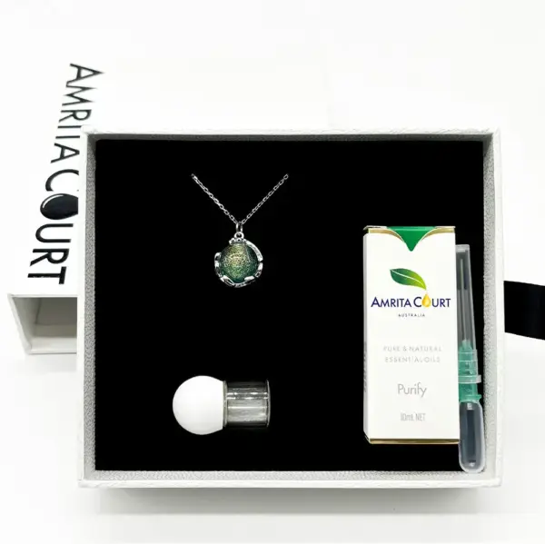 Planet Murano Aroma Necklace - Celestial Aqua | Energy & Healing | Diffuse on the go