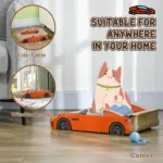 2 in 1 Cat Scratching Board with Catnip, Car-shaped by PawHut