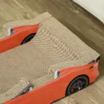 2 in 1 Cat Scratching Board with Catnip, Car-shaped by PawHut