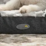 PawHut Calming Dog Bed Pet Mattress with Removable Cover, Anti-Slip Bottom, for Small Dogs, 70L x 50W x 18Hcm in Charcoal Grey