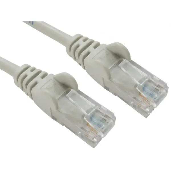 2M Cat5E Patch Lead Moulded Network Cable Grey TRT-602