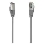 Hama CAT5e Patch Cable, F/UTP Shielded, 10 Metres, Grey