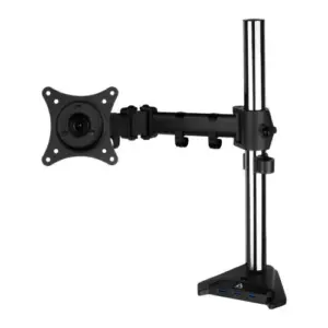 Arctic Z1 Pro Gen 3 Single Monitor Arm with 4-Port USB 3.0 Hub, up to 43" Monitors / 49" Ultrawide, 180 Swivel, 360 Rotation