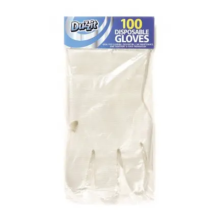 100 Pack Duzzit Disposable Gloves