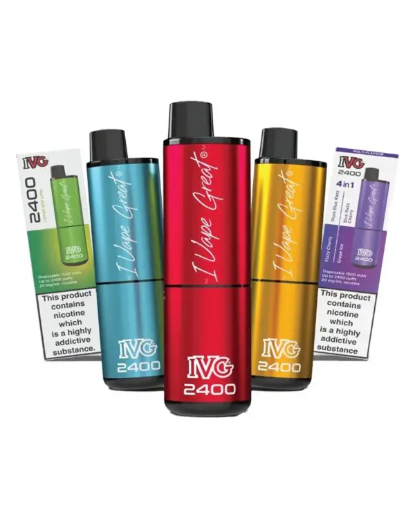 4 in 1 IVG Air 2400 Disposable Vape