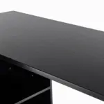 Computer Desk Table Workstation Home Office L Shape Drawer Shelf File Cabinet in Black by HOMCOM