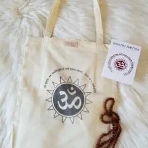 Gayatri Mantra Tote Bag